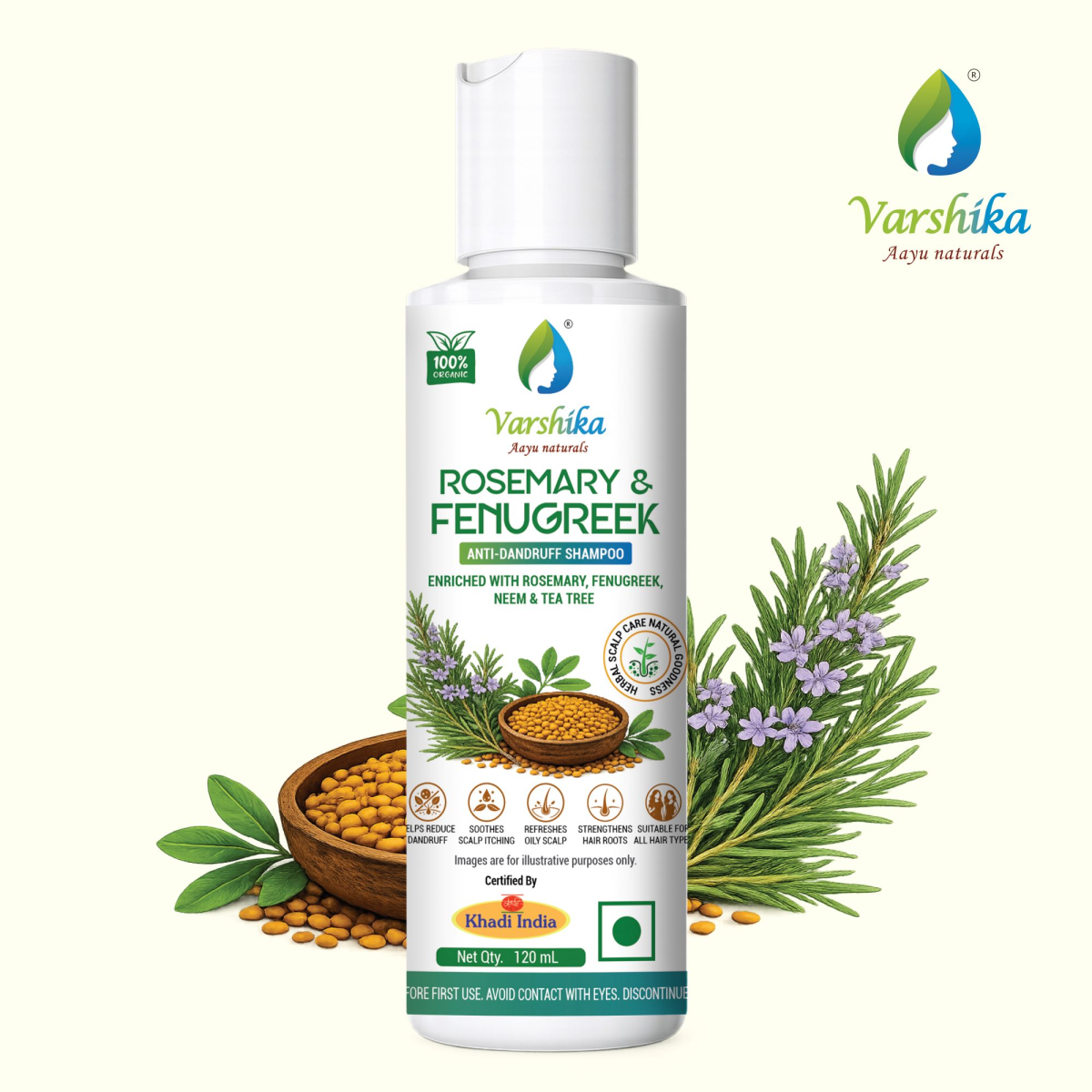 Rosemary & Fenugreek Anti - Dandruff Shampoo
