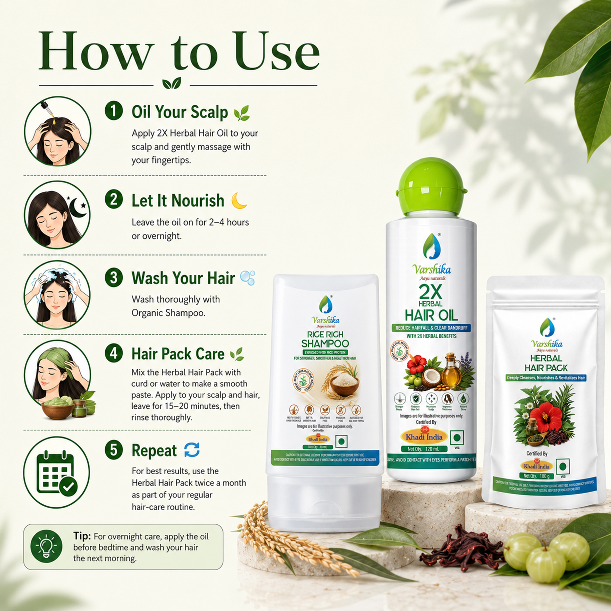 2X Herbal Hair Care Starter Kit