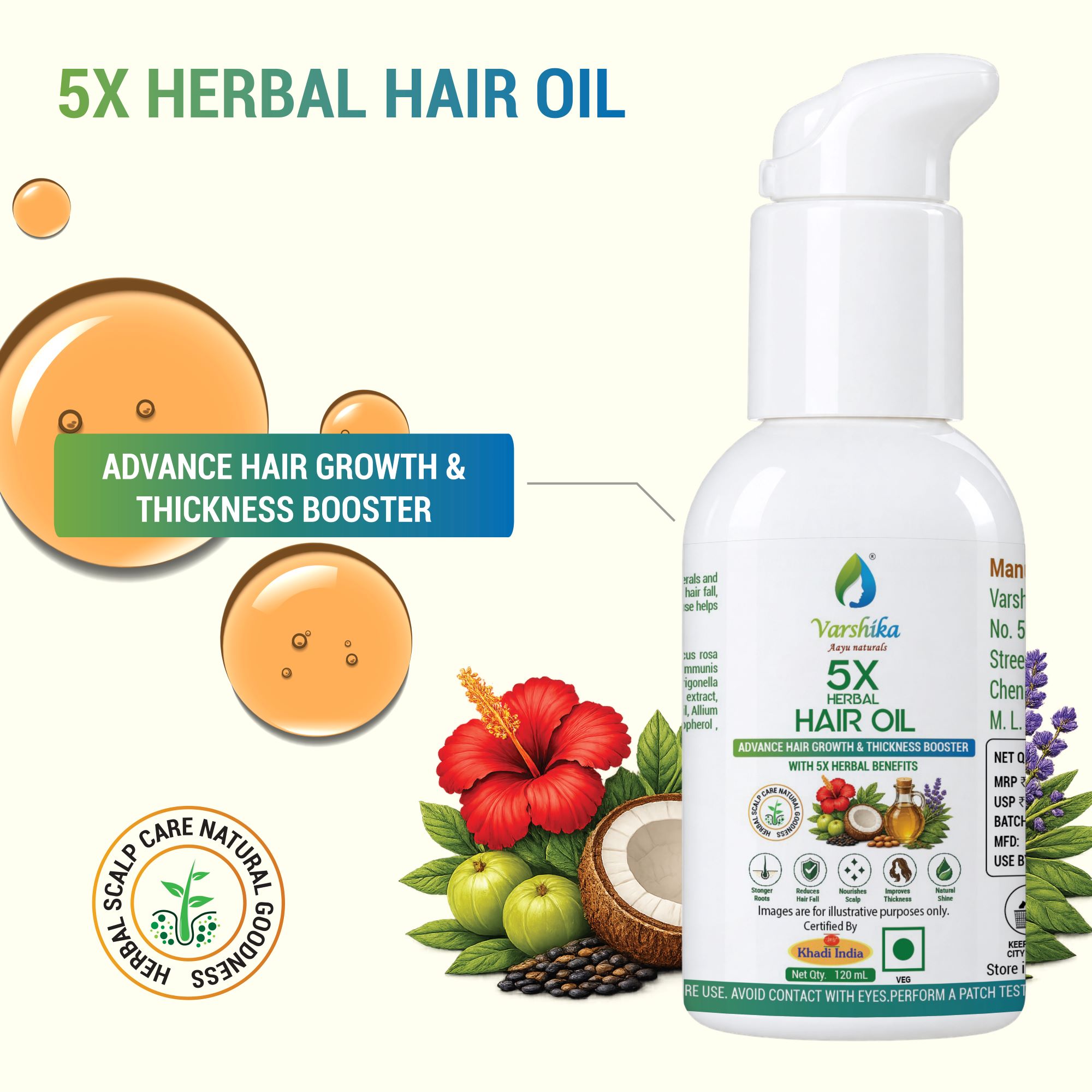 5X Herbal Hair Oil