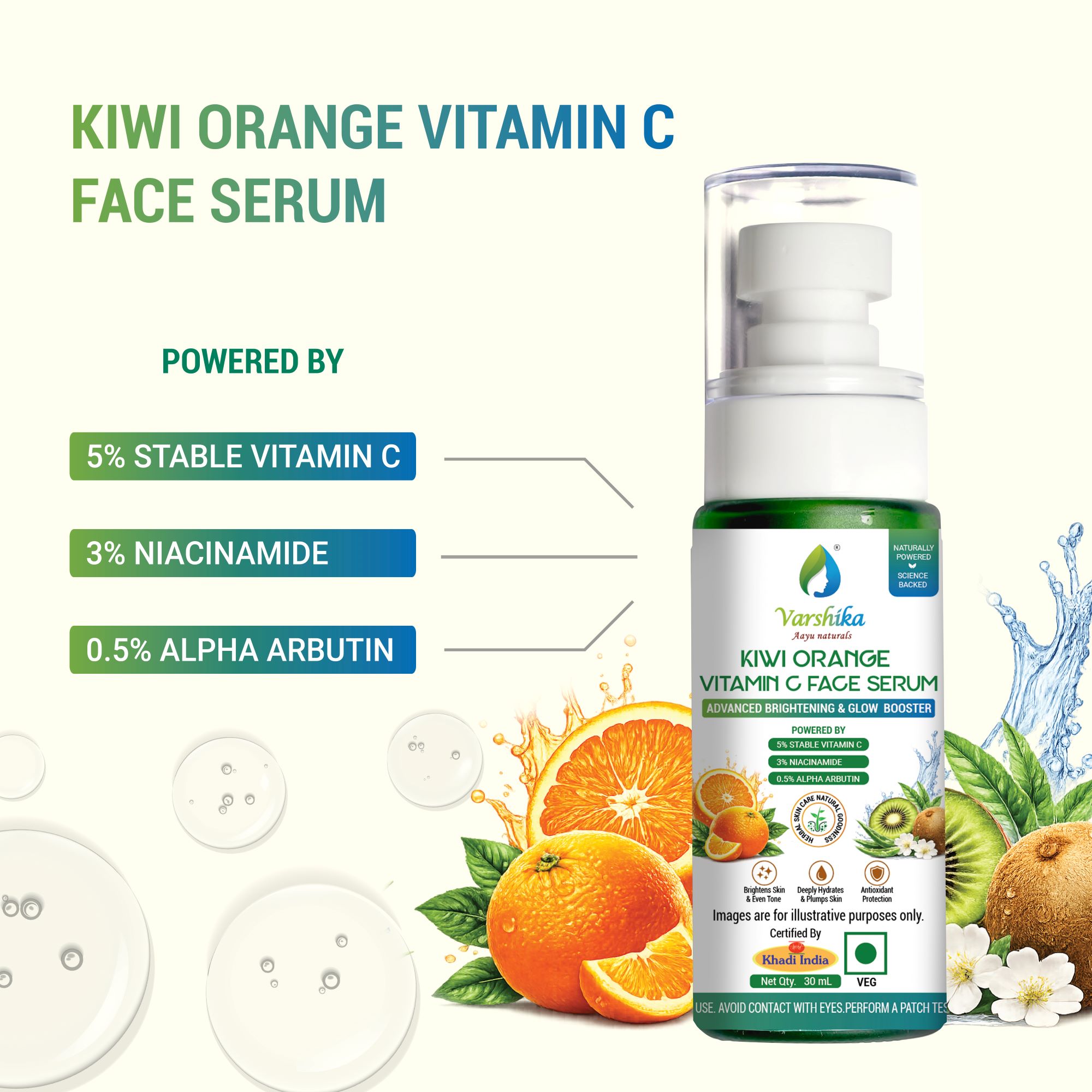 Kiwi Orange Vitamin C Face Serum
