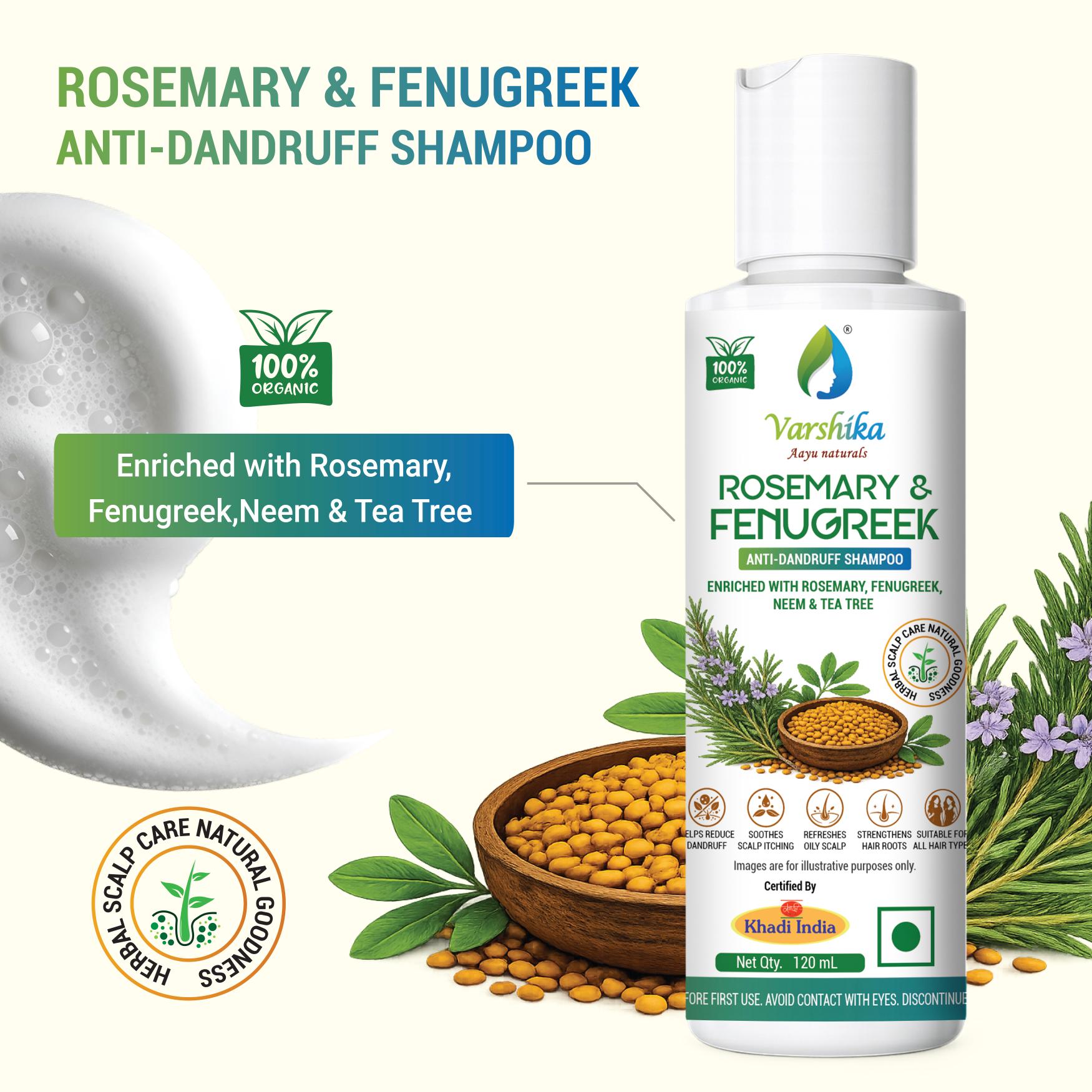 Rosemary & Fenugreek Anti - Dandruff Shampoo